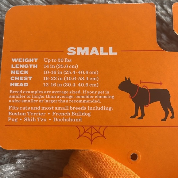 Hyde and Eek! Reflective Jack-O-Lantern Pet Hoodie - Picture 11 of 11